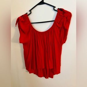 Altar’d State red off the shoulder top